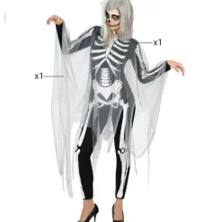 Déguisement squelette - femme - XL