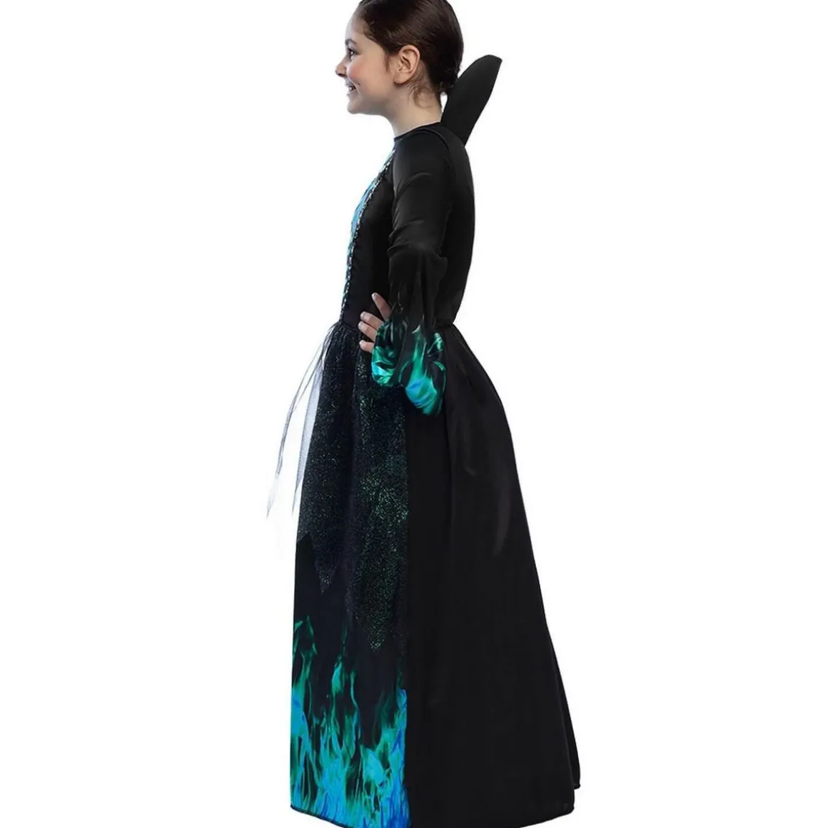 Déguisement squelette azur - Fille - 7/9 ans (122 à 134 cm)