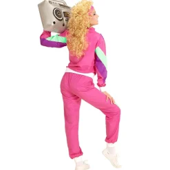 Déguisement Survêtement Années 80 - Rose - Adulte - L