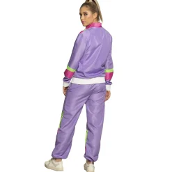 Déguisement Survêtement Rétro - Violet - Femme - L