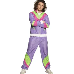 Déguisement Survêtement Rétro - Violet - Homme - L