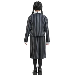 Déguisement Uniforme Noir & Gris Mercredi - Fille - 13/14 ans (158 à 164 cm)