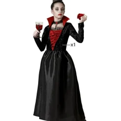 Déguisement vampiresse - fille - 5/6 ans (110 à 116 cm)