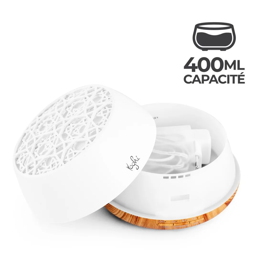 Diffuseur d'arôme et humidificateur AROMI400 - Blanc