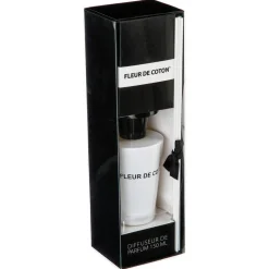 Diffuseur de parfum 150 ml - 6 bâtons - Fleur de coton