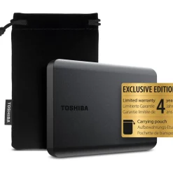 Disque dur externe Pack 4To canvio basics + Housse