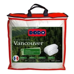 DODO Couette temperee Vancouver - 240 x 260 cm - Blanc