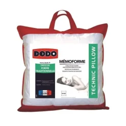 DODO Oreiller a memoire de forme MEMOFORME 60x60cm