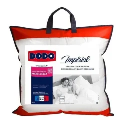 DODO Oreiller moelleux Imperial - 60 x 60 cm - Blanc