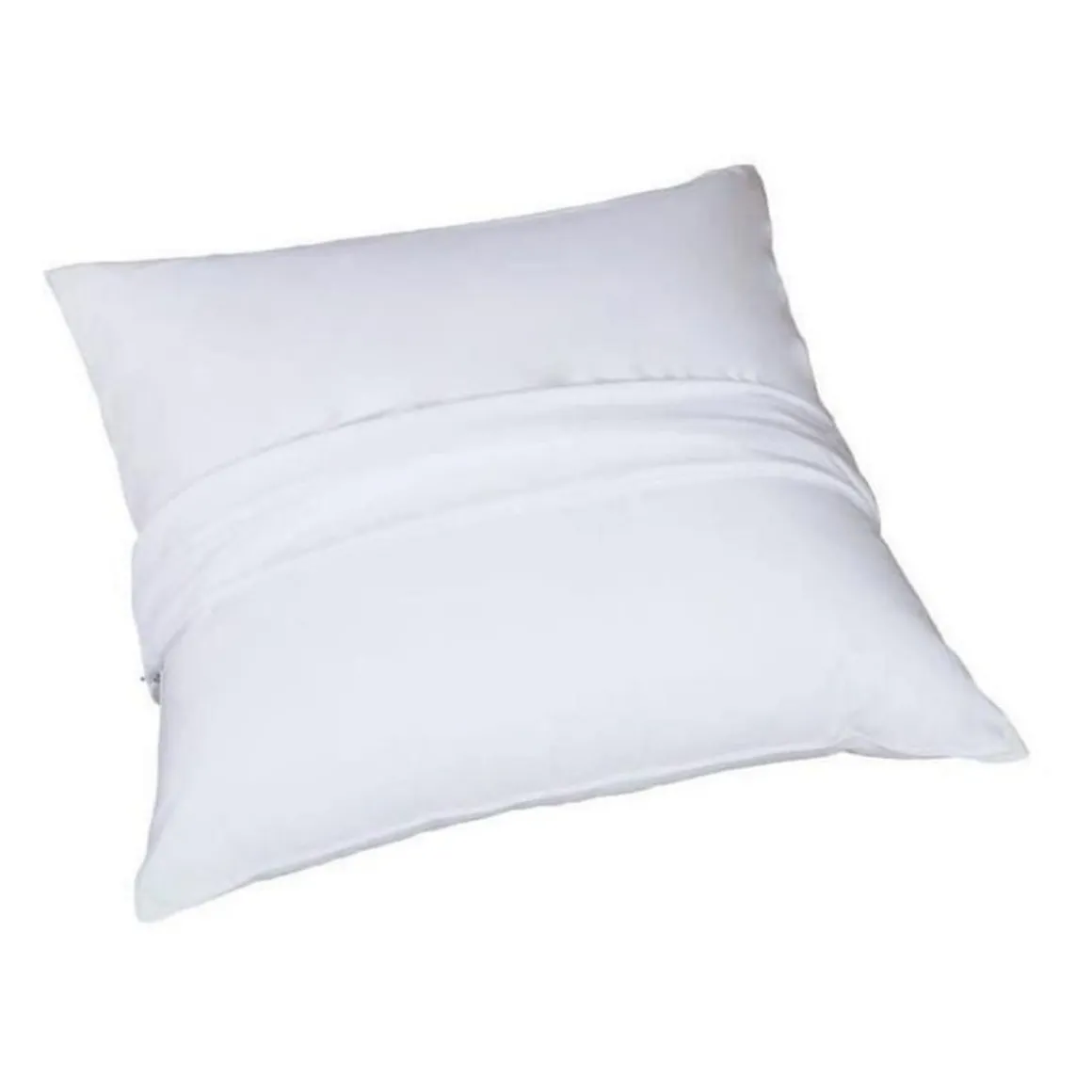 DODO Pack 2 oreillers tendance 60x60cm + 2 protege oreillers imperméable 60x60 cm - Garnissage 100% Polyester