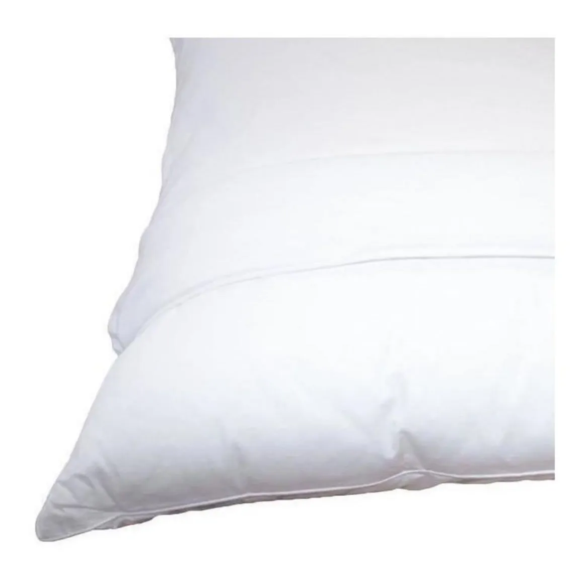 DODO Pack 2 oreillers tendance 60x60cm + 2 protege oreillers imperméable 60x60 cm - Garnissage 100% Polyester