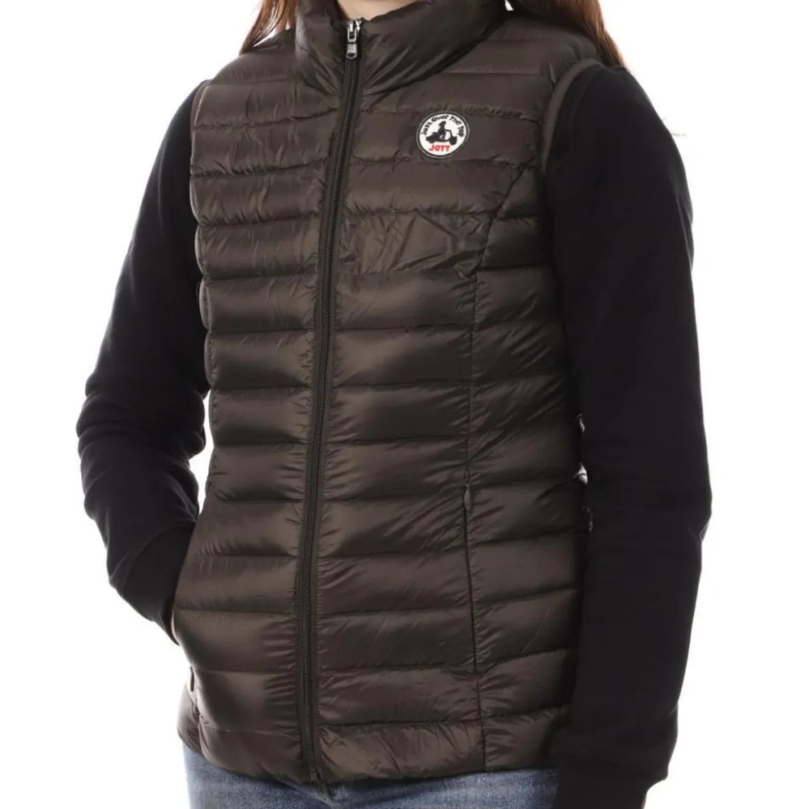 Doudoune ans Manche Foncé Femme Jott EDA