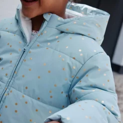 Doudoune bébé intérieur polaire avec capuche Alma