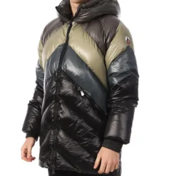 Doudoune Longue /Kaki Homme Jott Combo Sauge