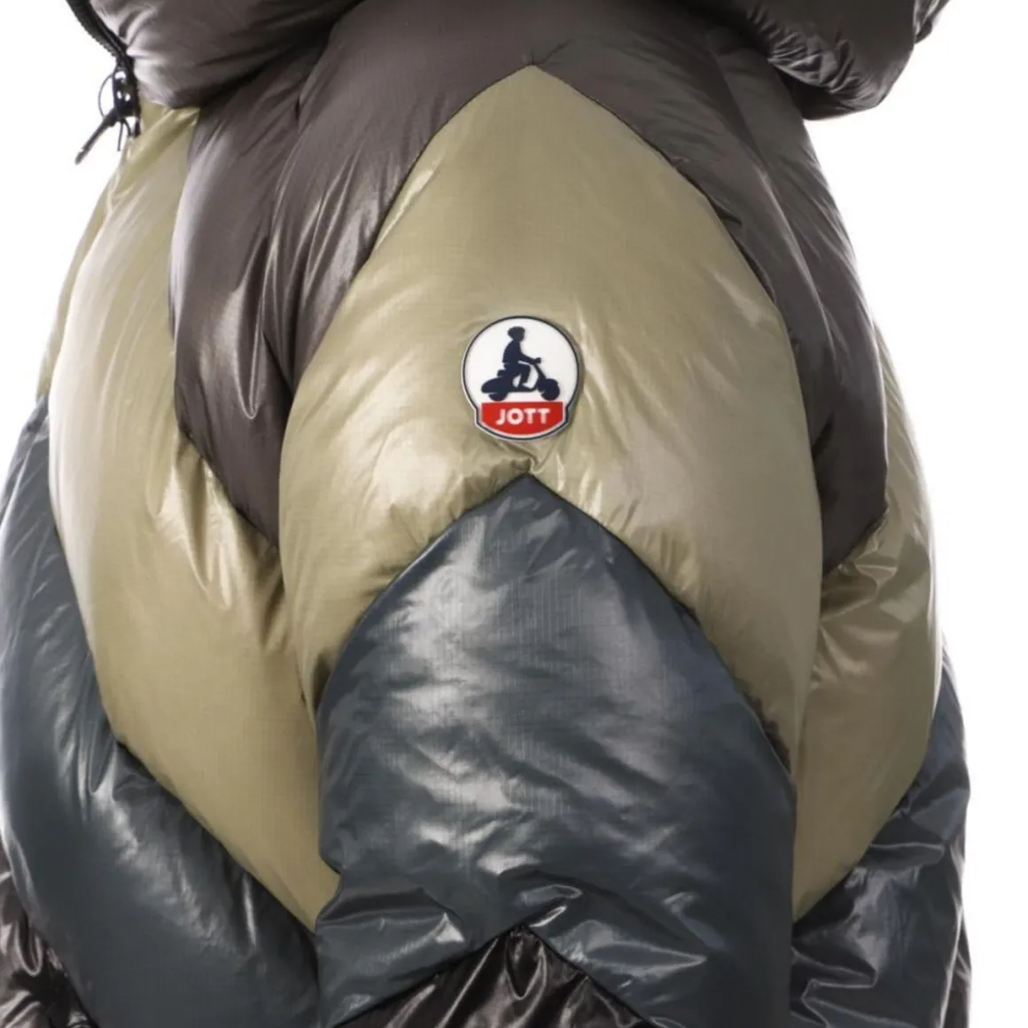 Doudoune Longue /Kaki Homme Jott Combo Sauge