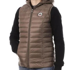 Doudoune Sans Manche Taupe Femme Jott Mali NOOS