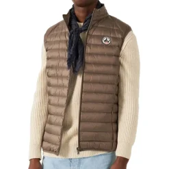 Doudoune sans manches Taupe Homme Jott Tom