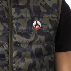 Doudoune sans manches /Vert Homme Jott Pat Camo