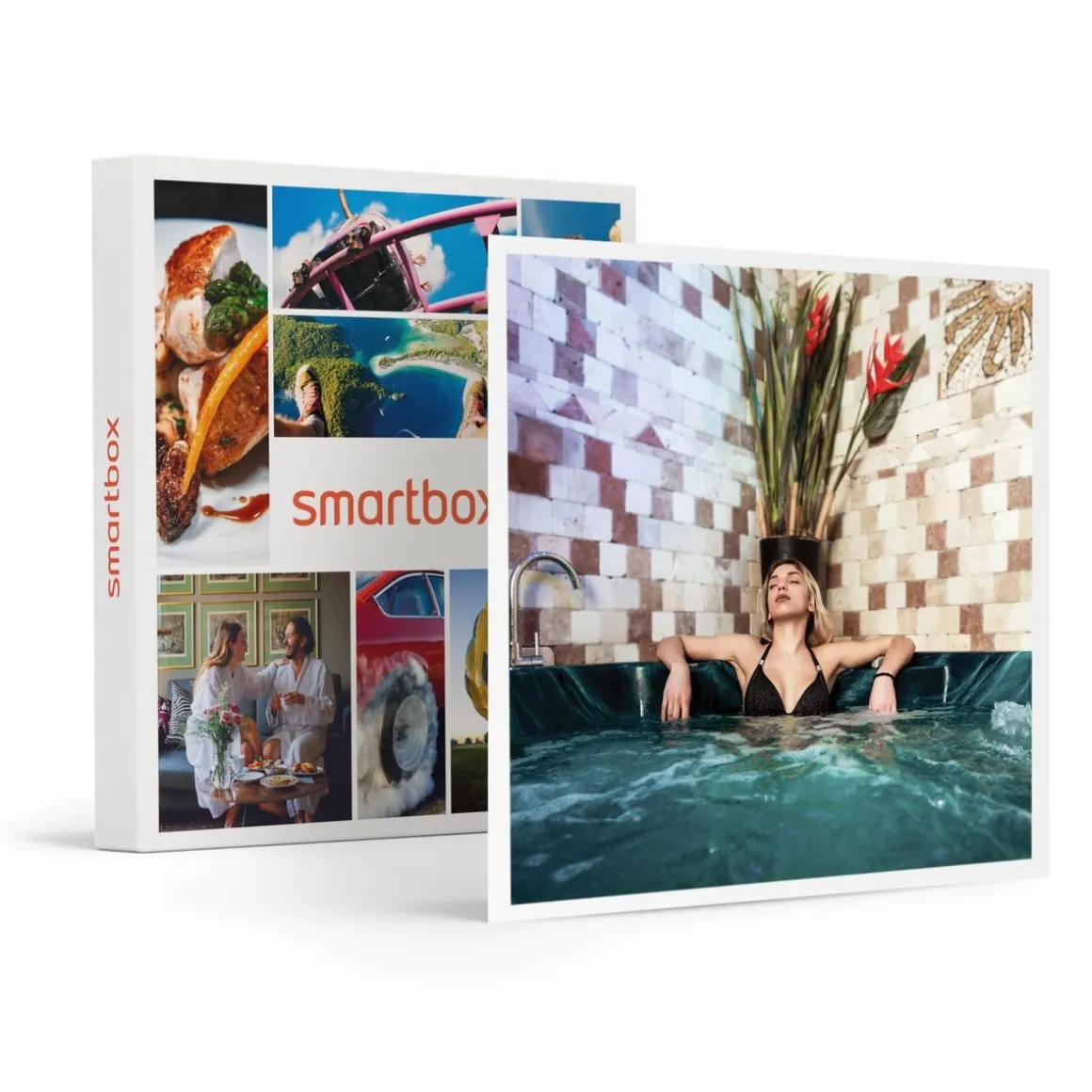 Doux voyage des sens en Provence : accès au spa, massage d'1h15, gommage de 30 min et soin visage d'1h - Coffret Cadeau Bien-être