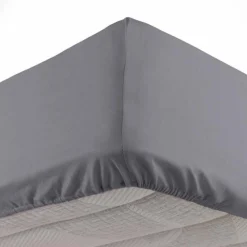 Drap Housse Oscar 140x190cm Anthracite