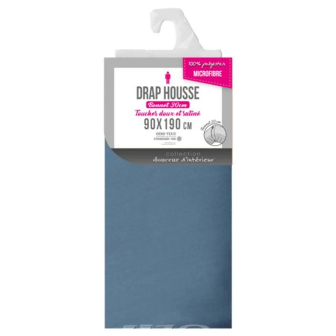 Drap Housse Oscar 90x190cm Bleu