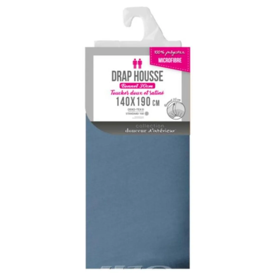 Drap Housse Oscar 140x190cm Bleu