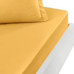 Drap housse bonnet 40 cm en percale coton SOFT PERCALE PLUS