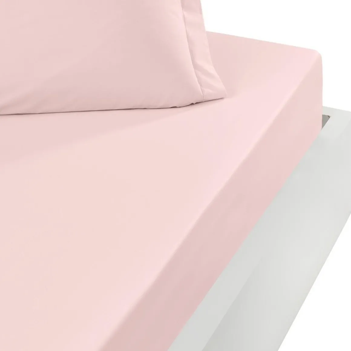 Drap housse bonnet 40 cm en percale coton SOFT PERCALE PLUS