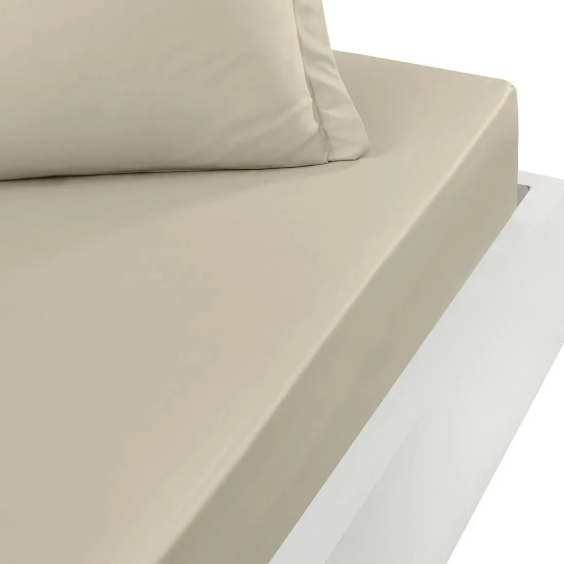 Drap housse bonnet 40 cm en percale coton SOFT PERCALE PLUS
