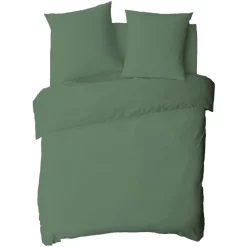 Drap housse en coton 57 fils uni