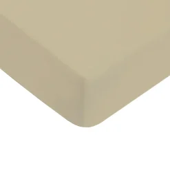 Drap housse en coton 57 fils uni