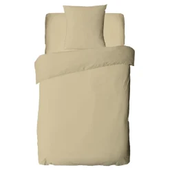 Drap housse en coton 57 fils uni
