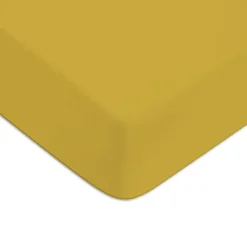 Drap housse en coton 57 fils uni bonnet 25cm