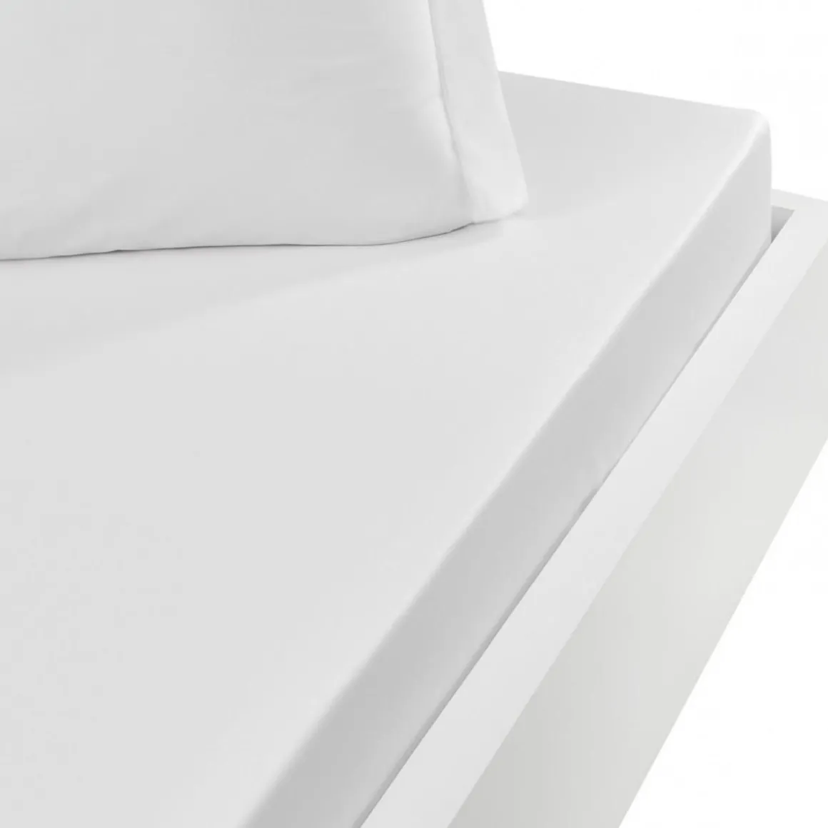 Drap housse en percale de coton bonnet 30 cm SOFT PERCALE