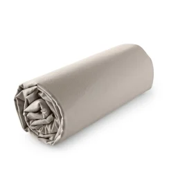 Drap housse uni en coton 57 fils - collection permanente