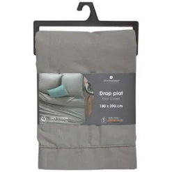 Drap Plat Intérieur 240x290cm Gris