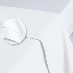 Drap plat uni en percale de coton 70 fils - collection permanente