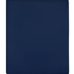Drap-housse Jersey Bleu marine 160x200 cm Coton