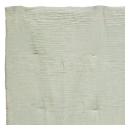 Édredon gaze de coton 100x140 vert