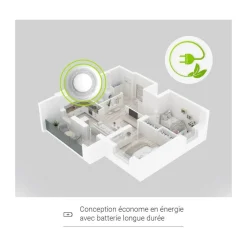Détecteur de fumée connecté T4C