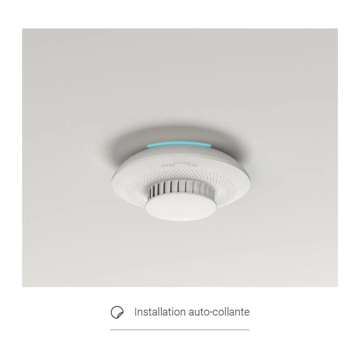 Détecteur de fumée connecté T4C