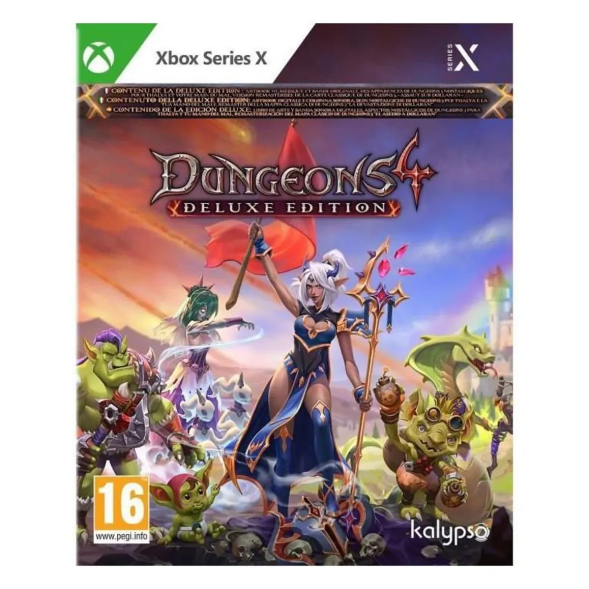 Dungeons 4 - Jeu Xbox - Edition Deluxe