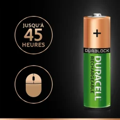 Duracell accu 4 piles AA 1300mah