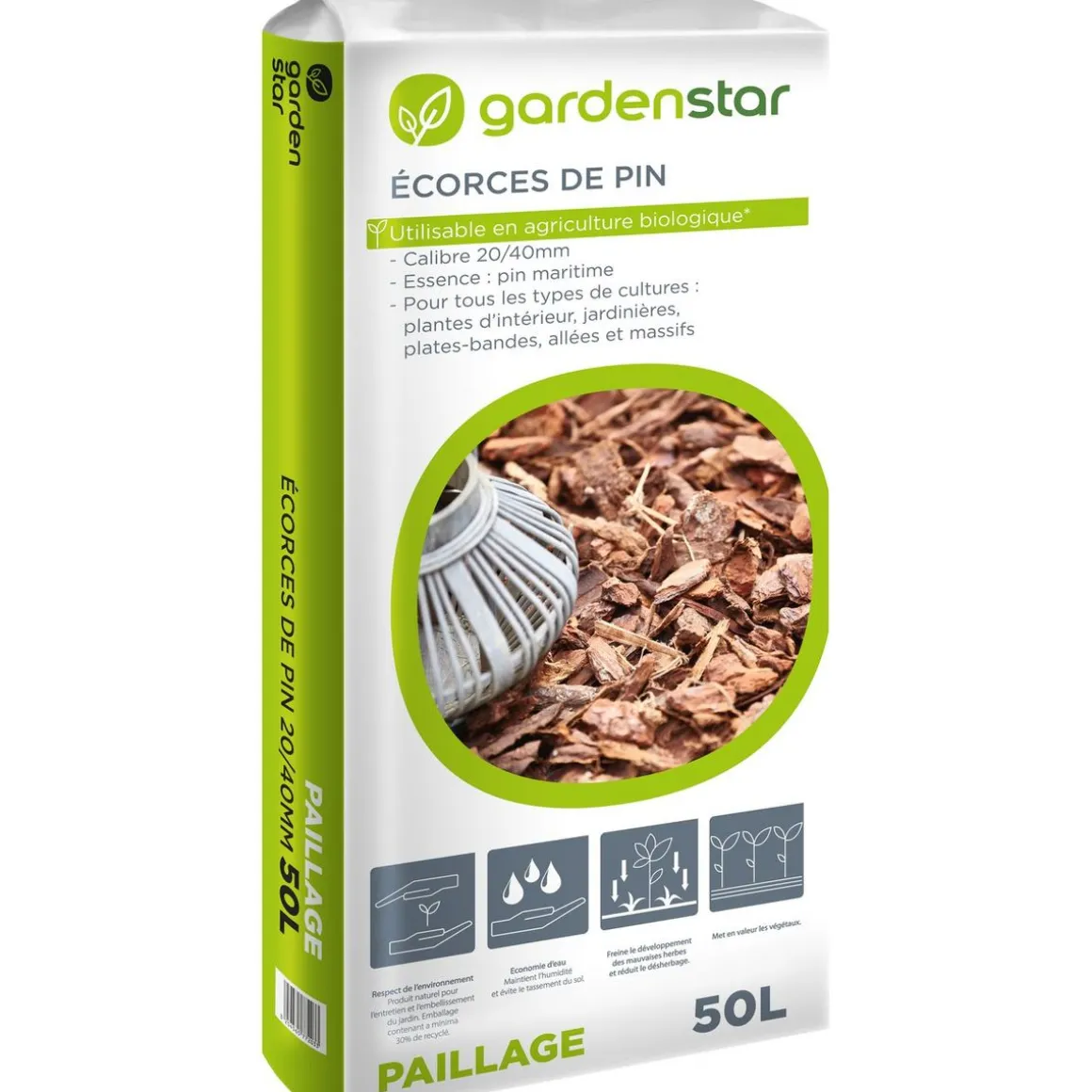 Ecorce de pin 20/40mm UAB - 50L