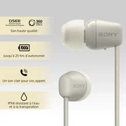 Ecouteurs WIC100 Taupe