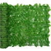Ecran de balcon avec feuilles vert 300x100 cm
