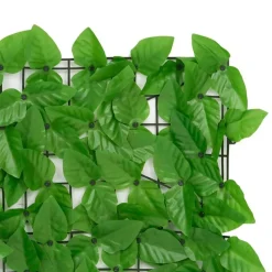 Ecran de balcon avec feuilles vert 300x100 cm