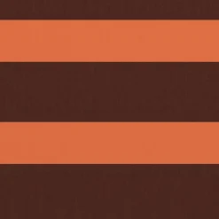 Ecran de balcon Orange et marron 75x600 cm Tissu Oxford