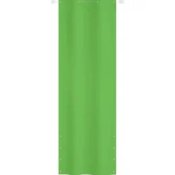 Ecran de balcon Vert clair 80x240 cm Tissu Oxford