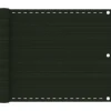 Ecran de balcon Vert fonce 75x600 cm PEHD